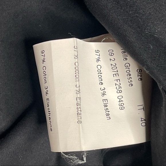 Lavia black button down short sleeve shirt Small - Picture 3 of 4